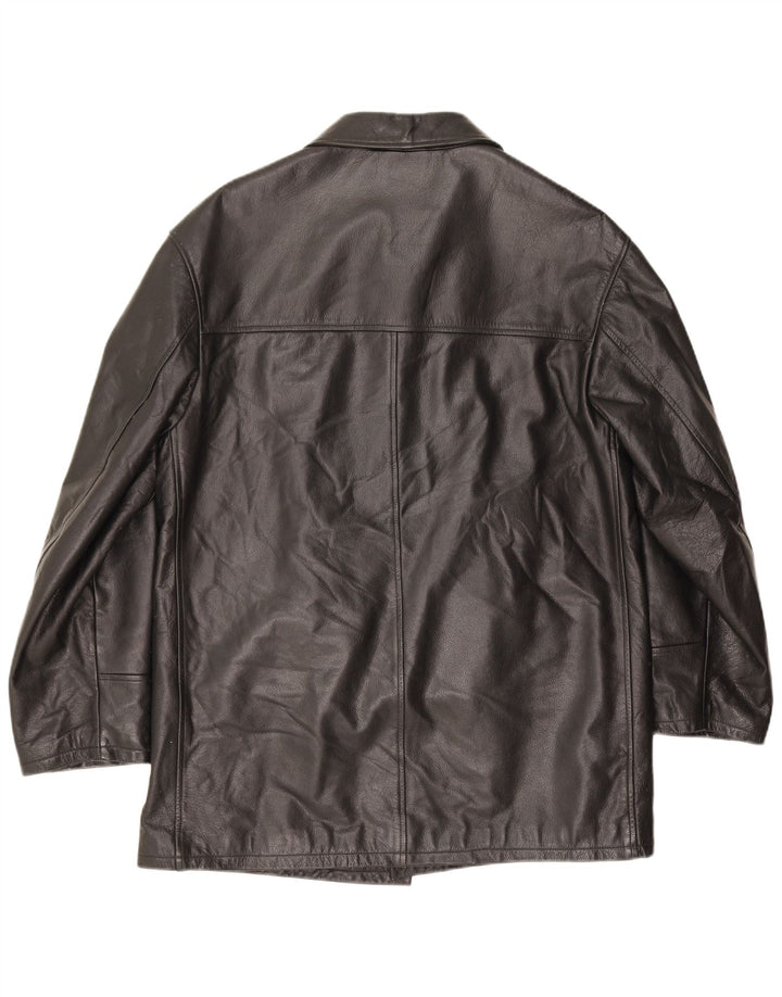 Conbipel Herren Lederjacke IT 50 Großes schwarzes Leder