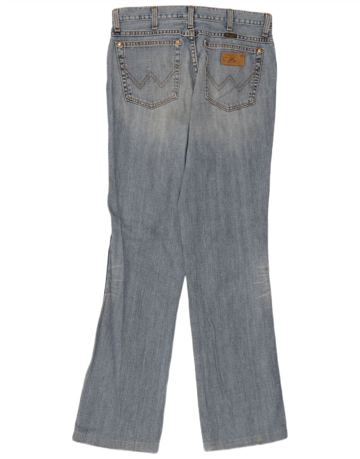 Wrangler Womens Evolution Straight Jeans W33 L33 Blaue Baumwolle
