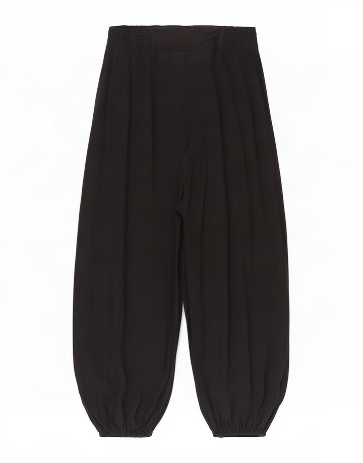 Marks & Spencer Damen-Haremshose, mittelgroß, W28, L26, schwarze Viskose