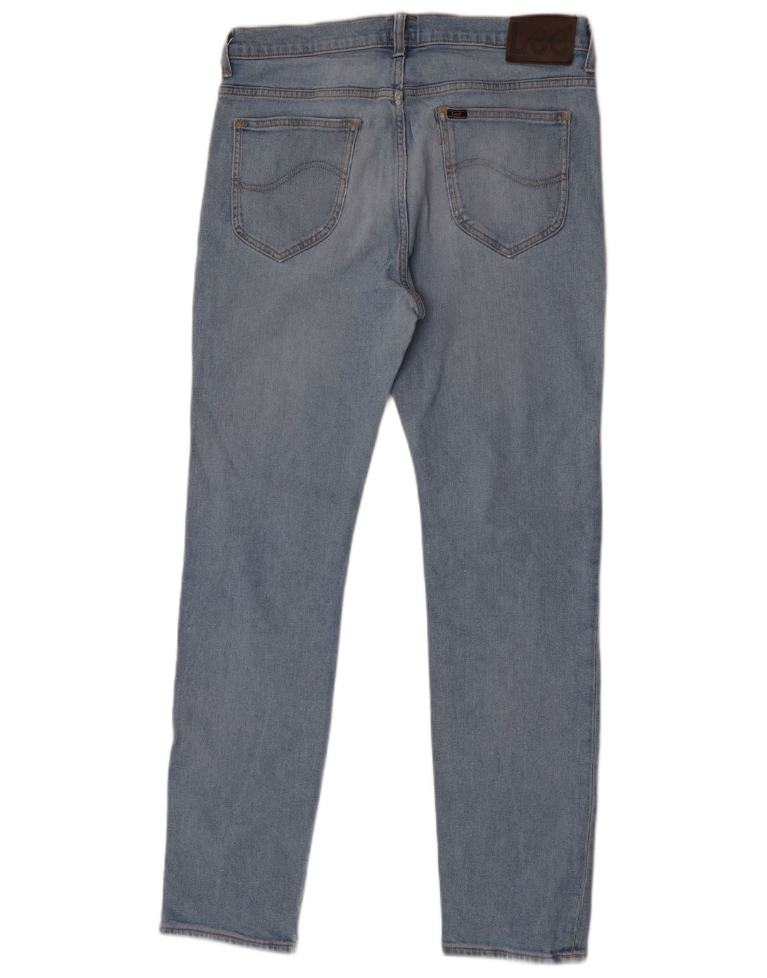 Lee Herren Rider Slim Jeans W34 L32 Blaue Baumwolle