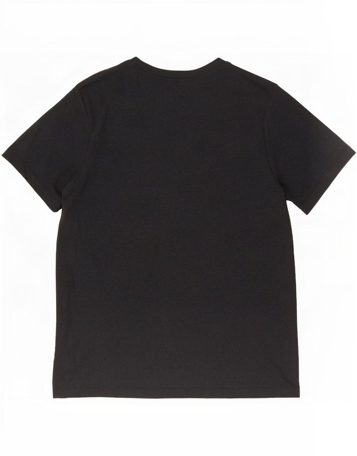Nike Herren Dri Fit Graphic T-Shirt Top Large Schwarz Polyester
