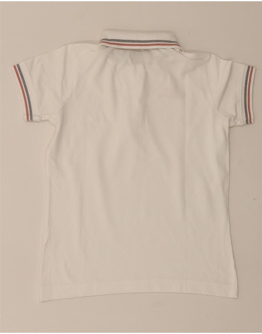 Kappa Damen Poloshirt UK 10 Small Weiße Baumwolle