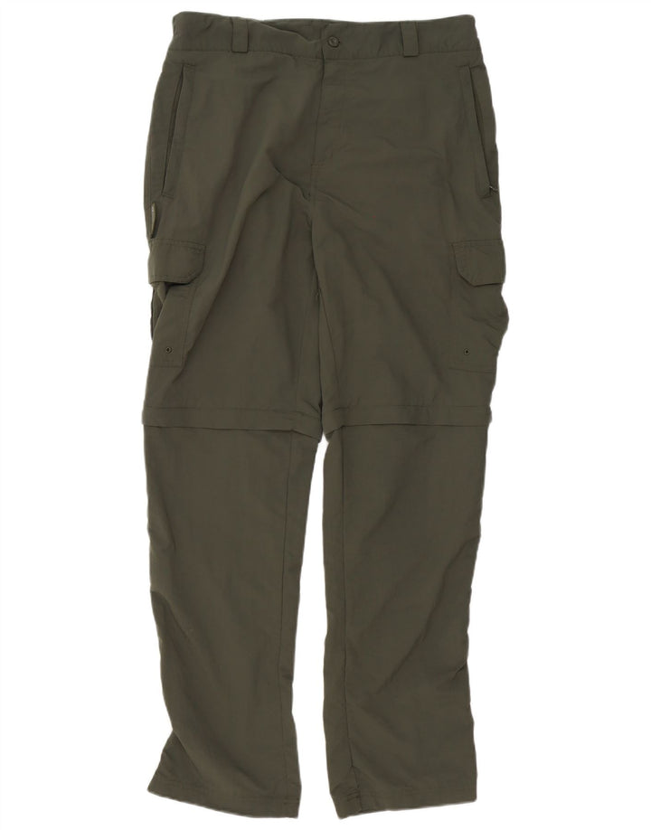 Mountain Warehouse Gerade Herren-Cargohose, W34, L32, Grün, Polyester