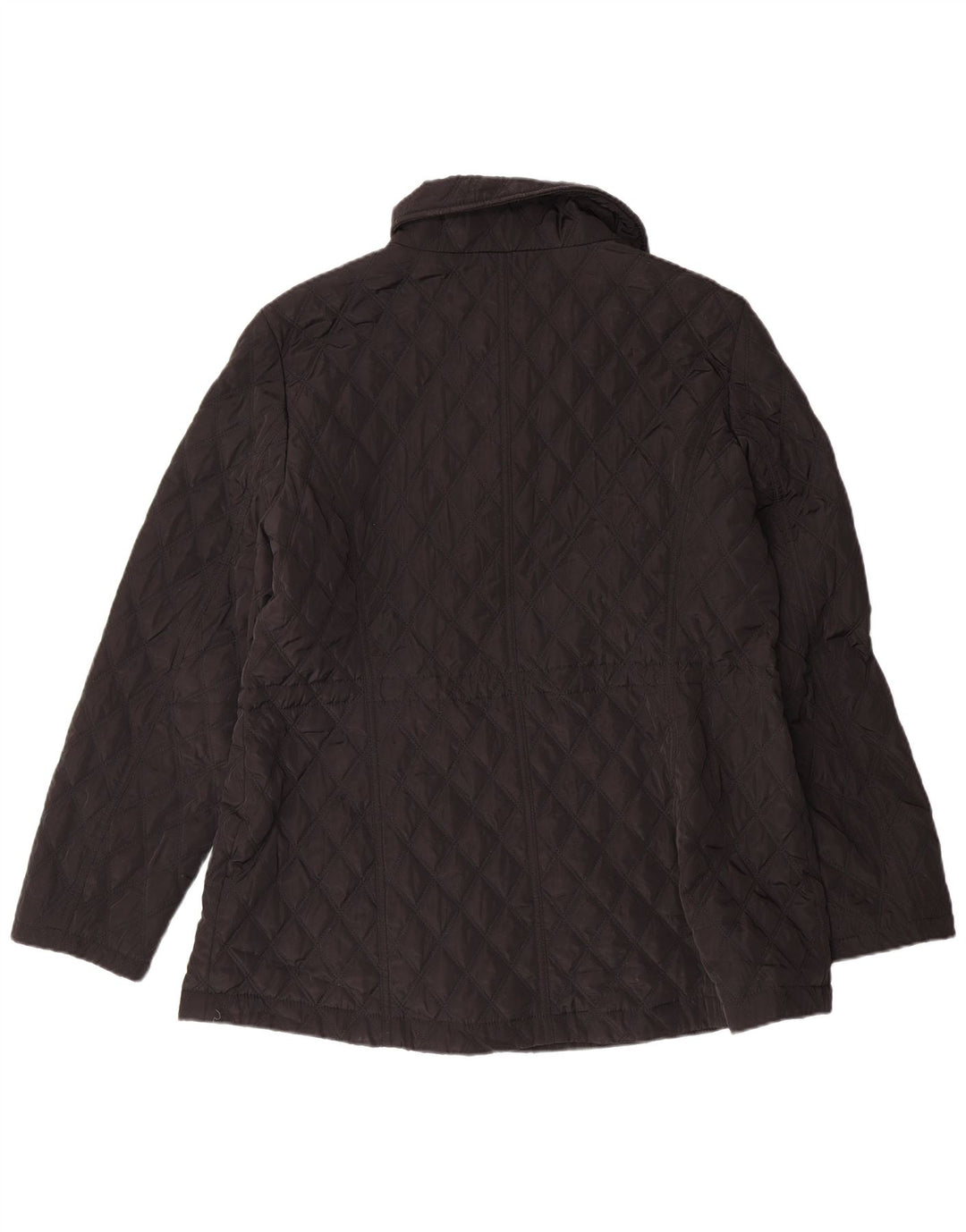 MICHAEL KORS Womens Quilted Jacket UK 18 XL Black Polyester