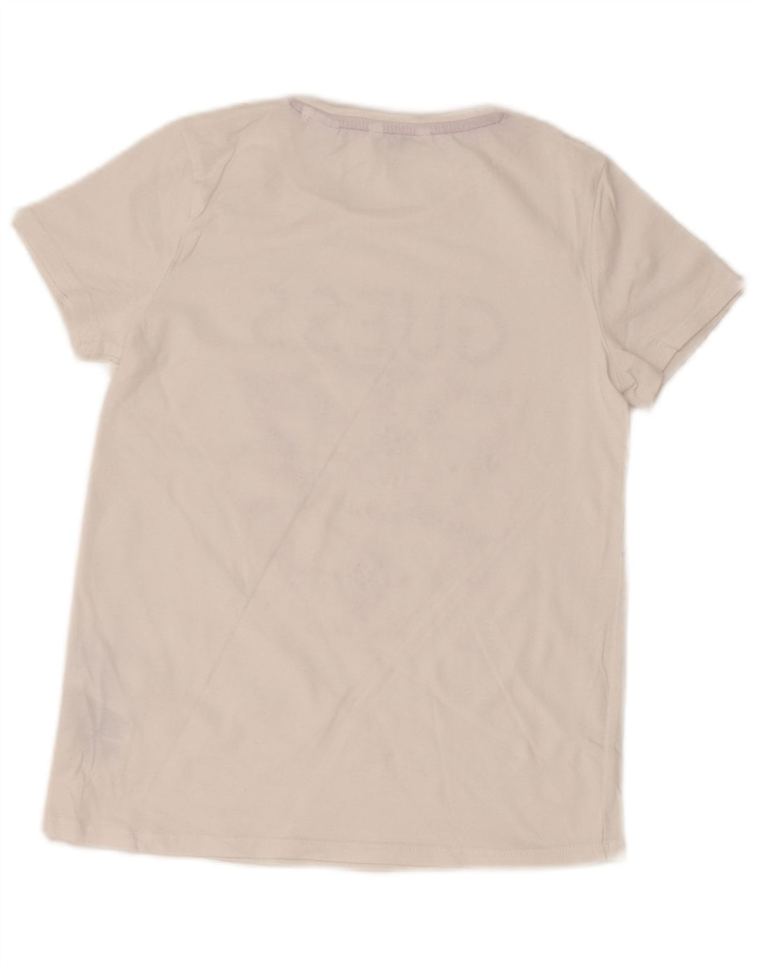 GUESS Mädchen-T-Shirt mit Grafik, 13–14 Jahre, weiße Baumwolle