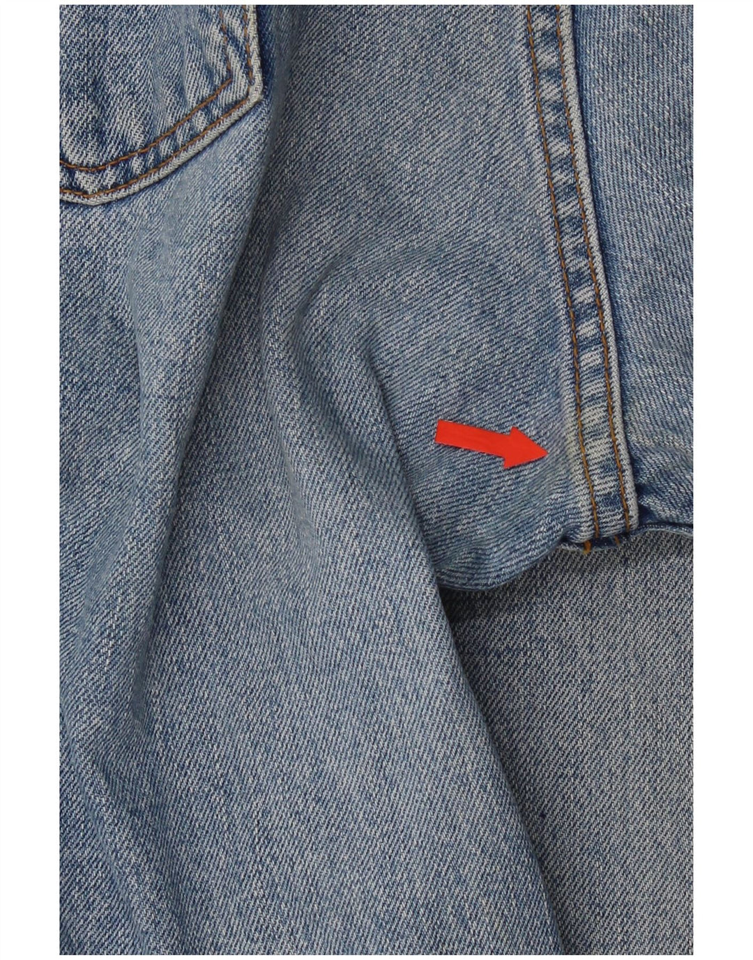 Levi's Herren 595 Straight Jeans W34 L28 Blaue Baumwolle
