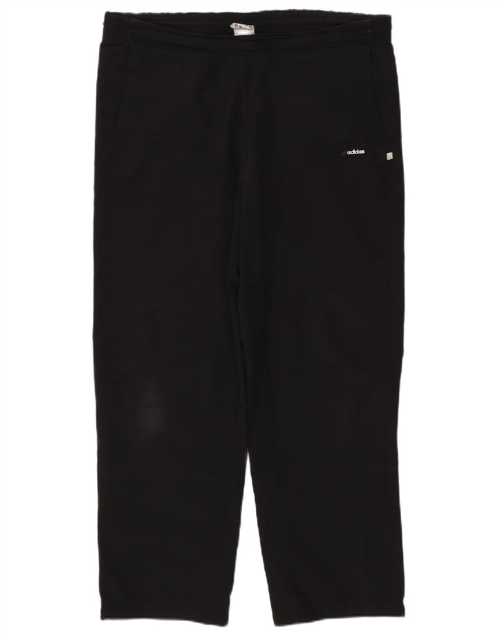 Adidas Damen Trainingshose UK 14 Medium Schwarz Polyester