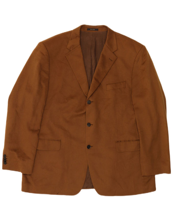 VAN GRAAF Herren 3-Knopf-Blazerjacke UK 42 XL Brauner Kaschmir