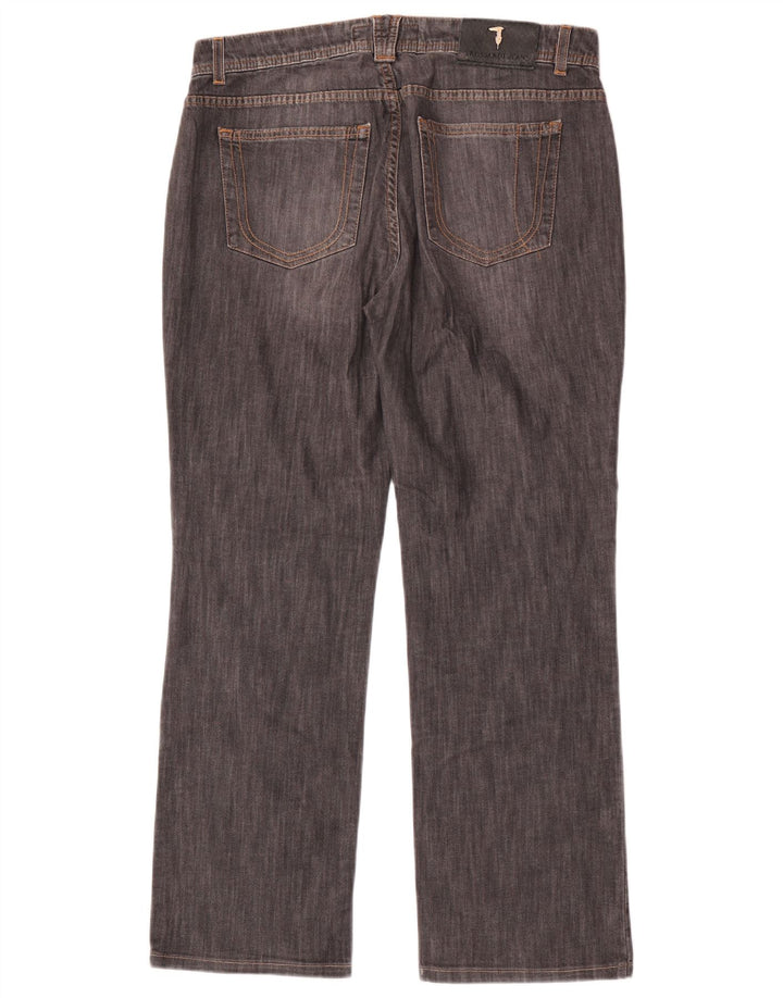 Trussardi Herren Straight Jeans W32 L29 Grau
