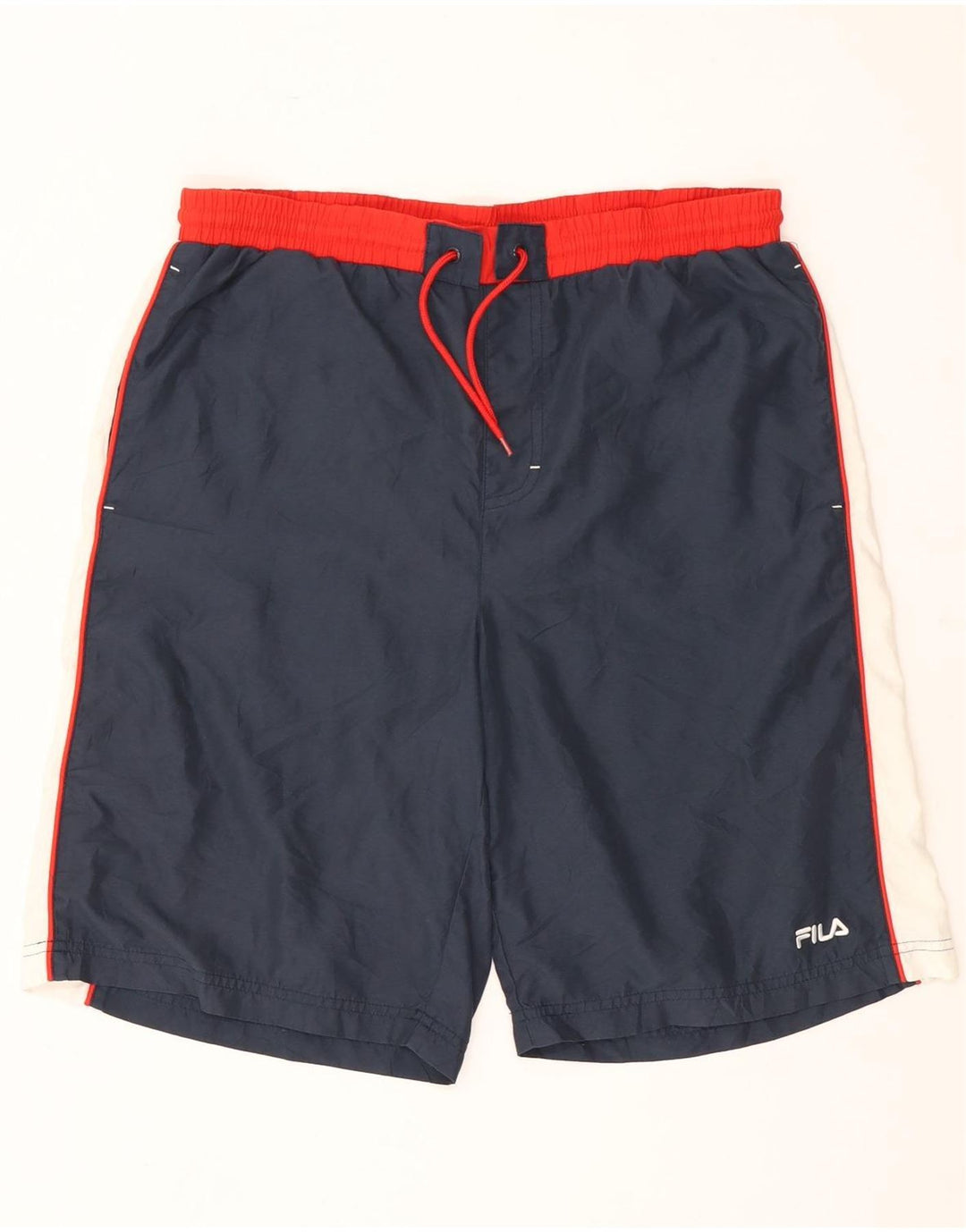 Fila Herren-Badeshorts, groß, Marineblau, Farbblock