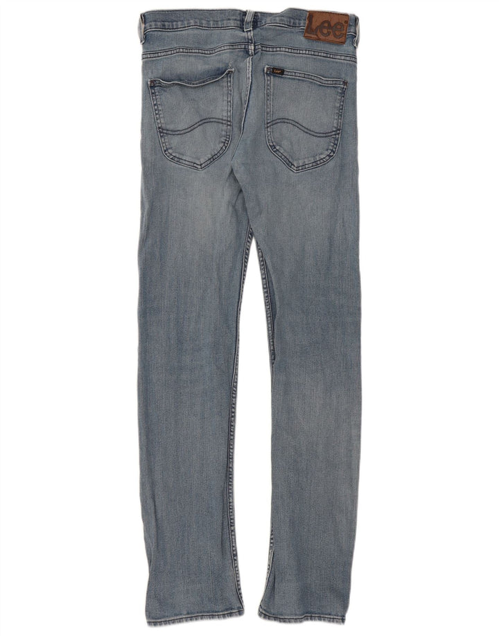 Lee Damen Powell Slim Jeans W32 L34 Blaue Baumwolle