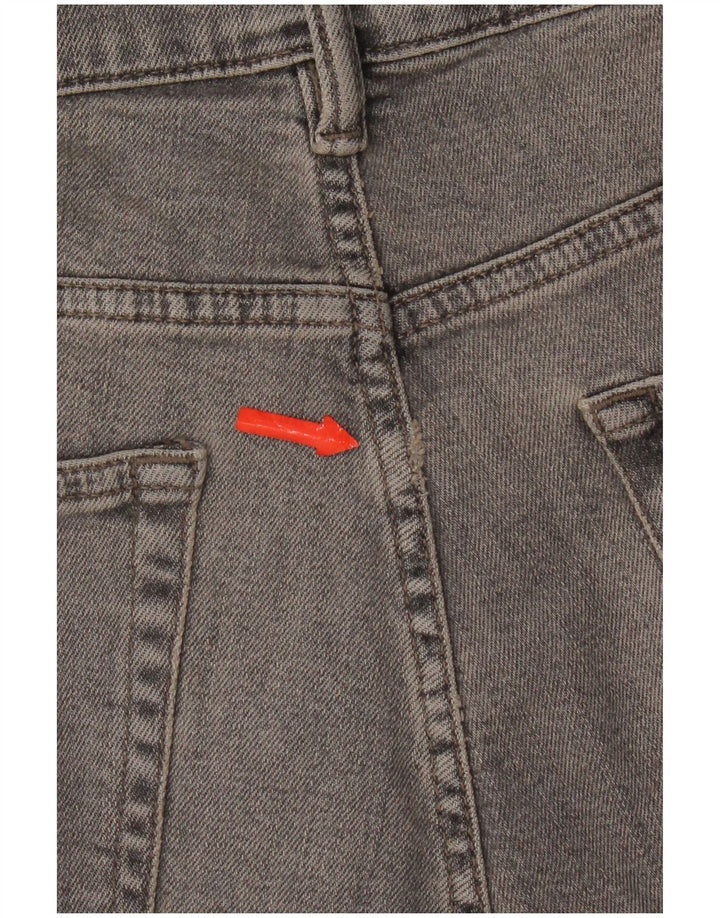 Zara Herren Slim Jeans EU 44 Large W34 L31 Graue Baumwolle