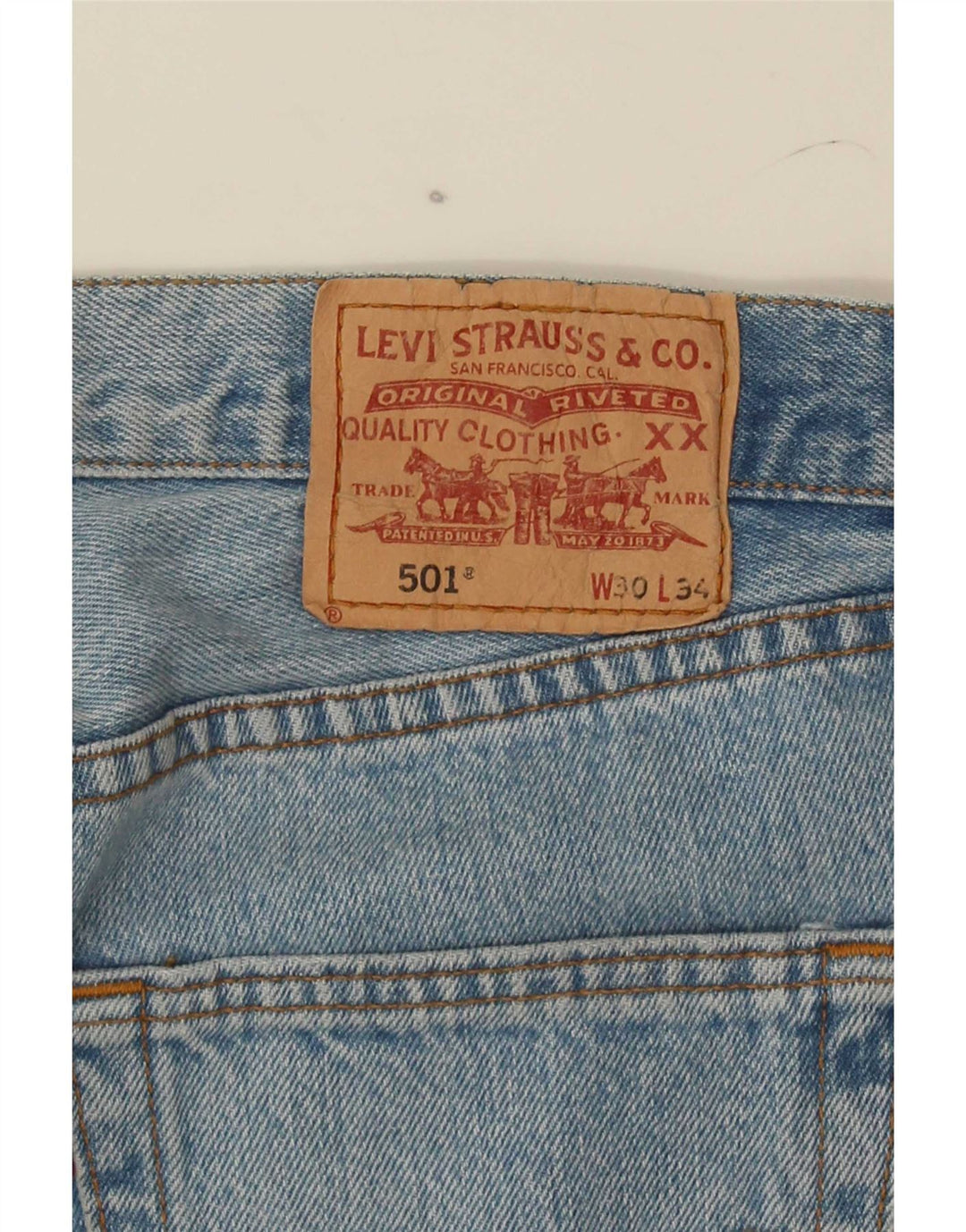 Levi's Herren 501 Straight Jeans W30 L30 Blau