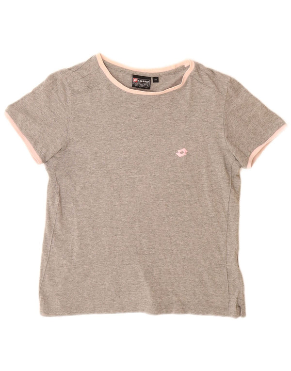LOTTO Damen T-Shirt Top UK 6 XS Grau meliert