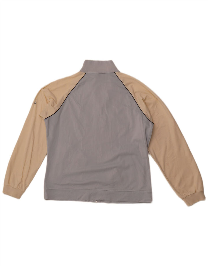 CHAMPION Damen-Trainingsanzug-Oberjacke, UK 16, Größe L, Blau, Farbblock