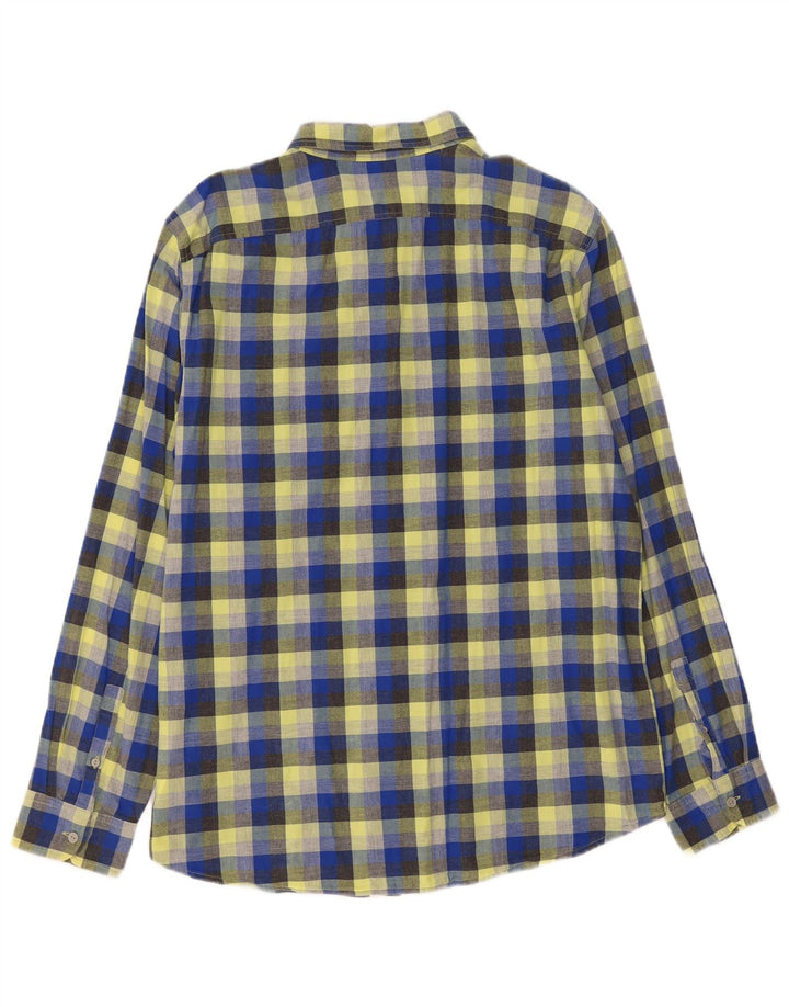 Gap Herren Slim Fit Hemd XL Mehrfarbig kariert Baumwolle