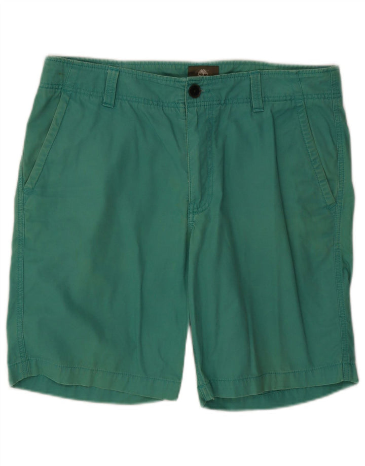 Timberland Herren Chinoshorts W36 Große grüne Baumwolle