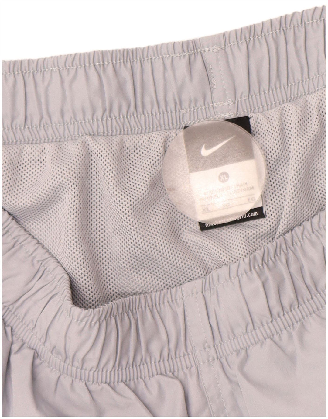 Nike Herren Graphic Sport Shorts XL Graues Nadelstreifen-Polyester