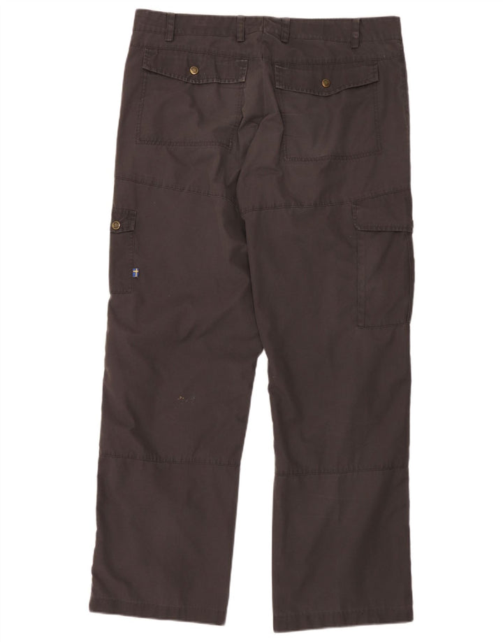 Fjall Raven Herren gerade Cargohose W38 L32 braun Polyester