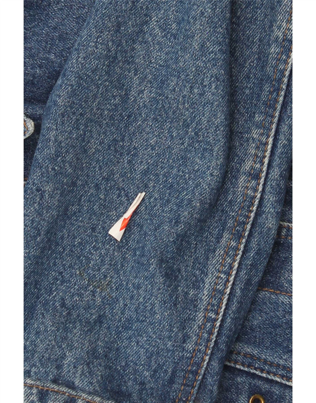 Doringo Womens Crop Denim Jacke UK 10 Small Blaue Baumwolle