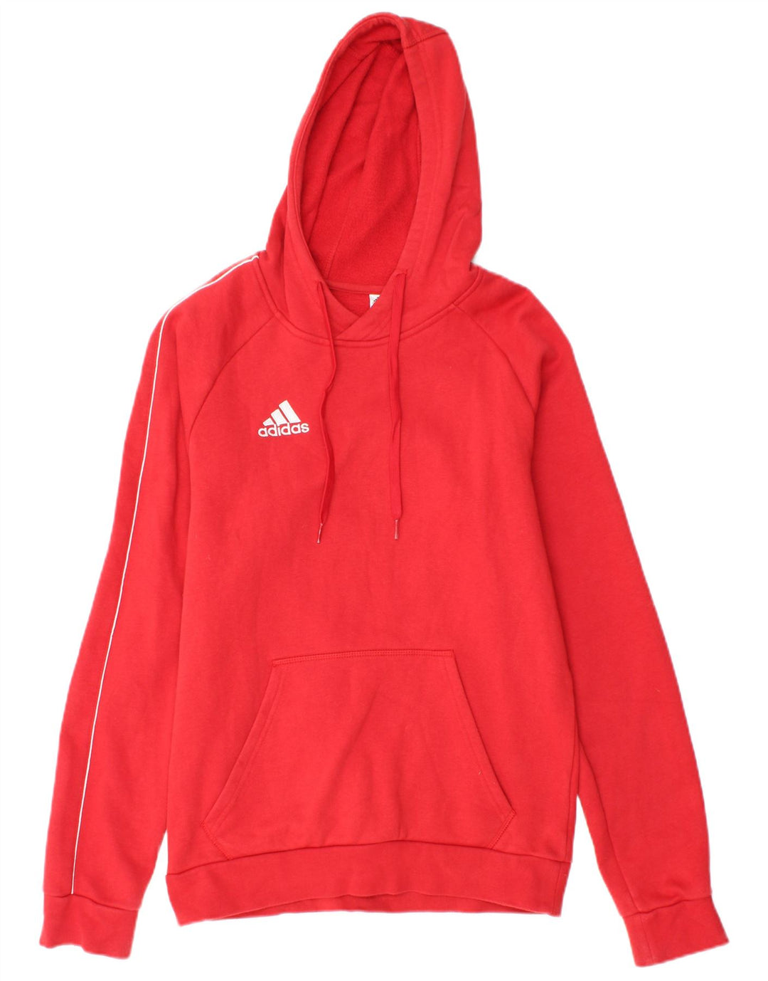 ADIDAS Herren Kapuzenpullover, klein, rote Baumwolle
