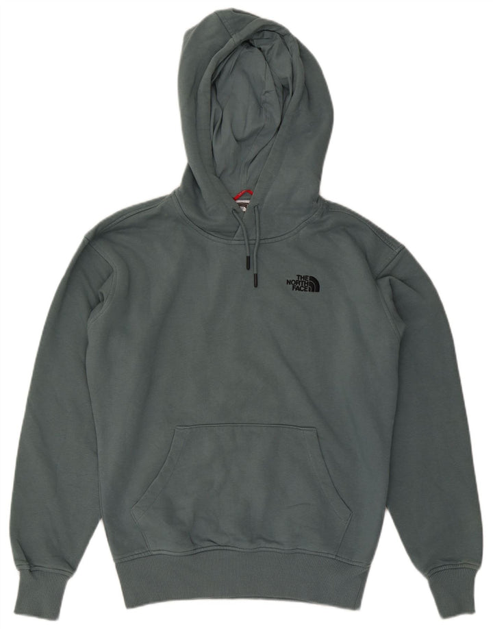 The North Face Herren-Kapuzenpullover aus mittelblauer Baumwolle