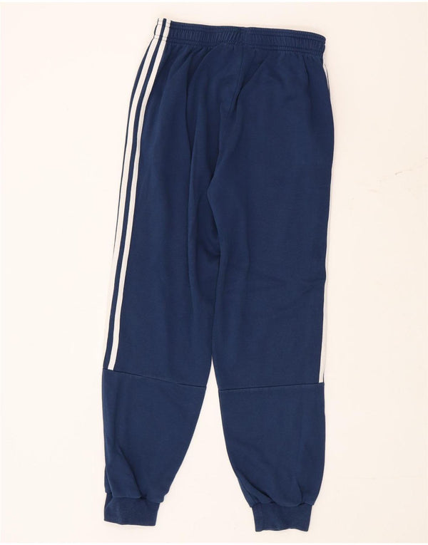 Adidas Jungen Trainingshose Jogger 13-14 Jahre Marineblaue Baumwolle