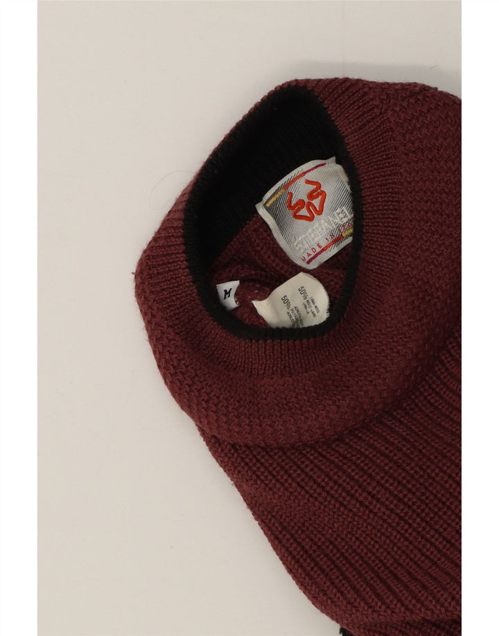 Rollkragenpullover für Herren von Stefanel, mittelgroß, mehrfarbig, Farbblock