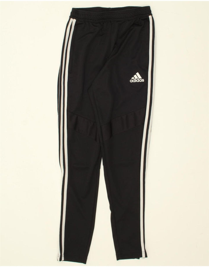 ADIDAS Womens Aeroready Tracksuit Trousers UK 8 Small Black Polyester Vintage Adidas and Second-Hand Adidas from Messina Hembry 