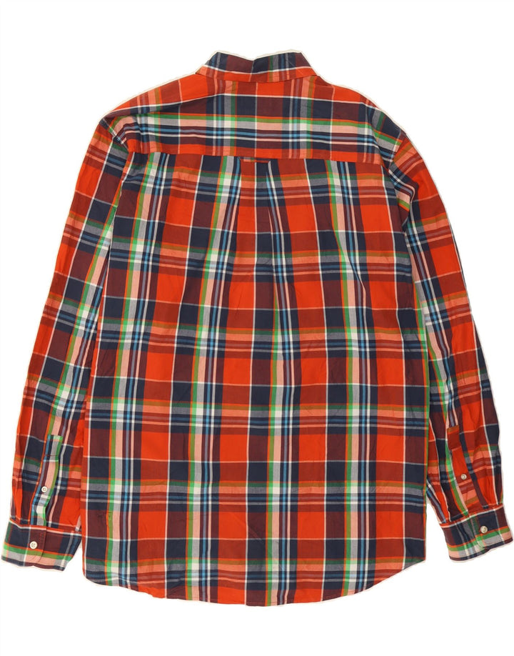 CHAPS Mens Shirt XL Red Check Cotton Vintage Chaps and Second-Hand Chaps from Messina Hembry 