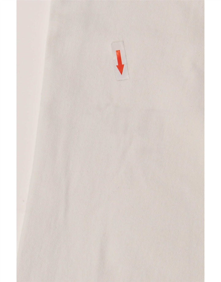 Zara Damen Bootcut Jeans EU 34 2XS W24 L24 Weiß