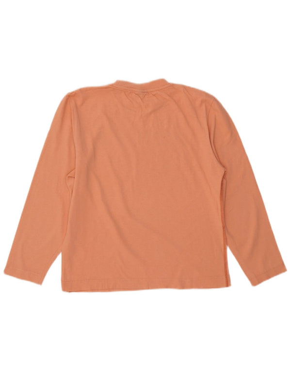 LEE Damen Graphic Top Langarm UK 12 Medium Orange