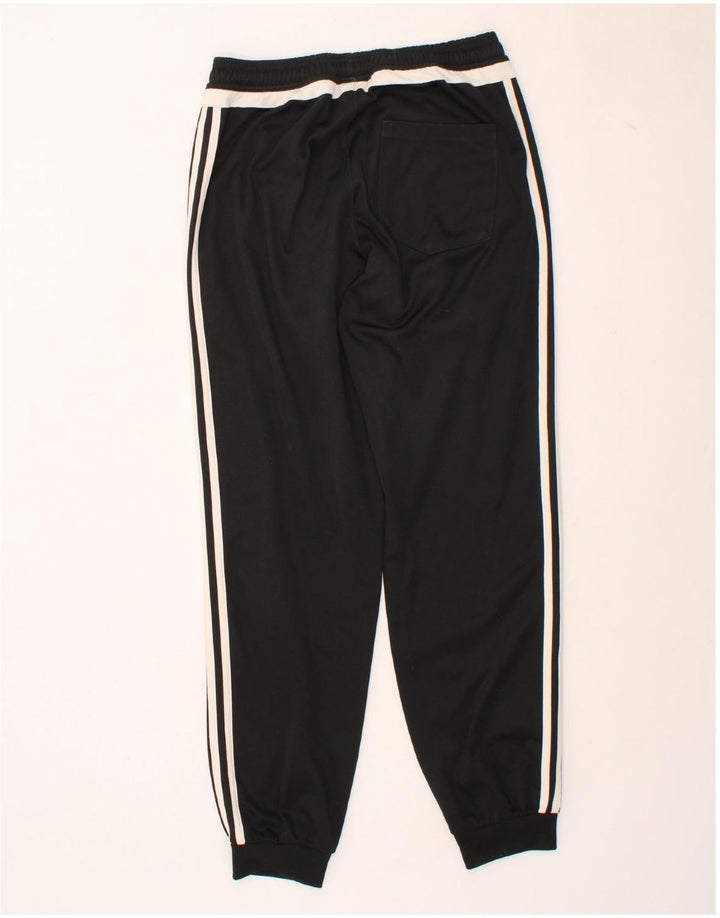 ADIDAS Mens Tracksuit Trousers Joggers Small Black Polyester Vintage Adidas and Second-Hand Adidas from Messina Hembry 