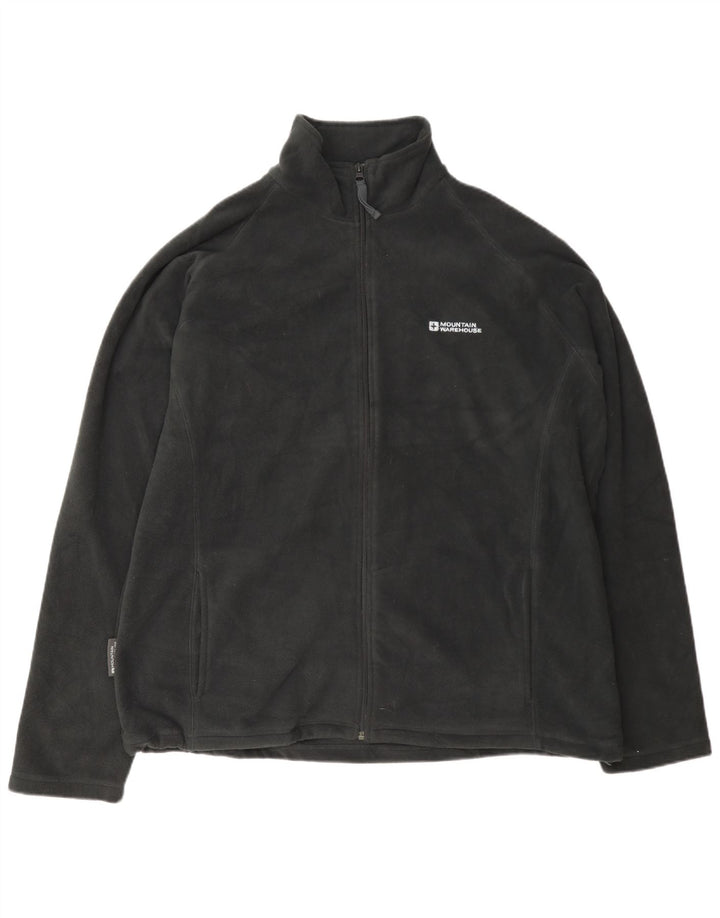 Mountain Warehouse Damen-Fleecejacke, UK 20 2XL, graues Polyester