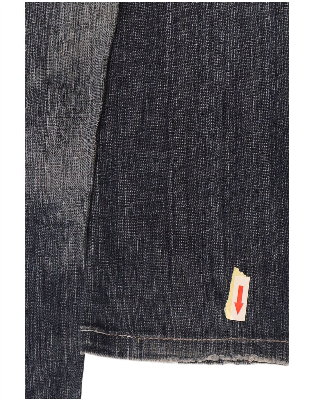 Emporio Armani Damen Bootcut-Jeans W27 L29 Blaue Baumwolle