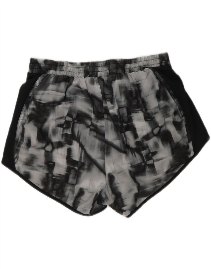 UNDER ARMOUR Damen Sportshorts UK 14 Mittelgrau Tie Dye