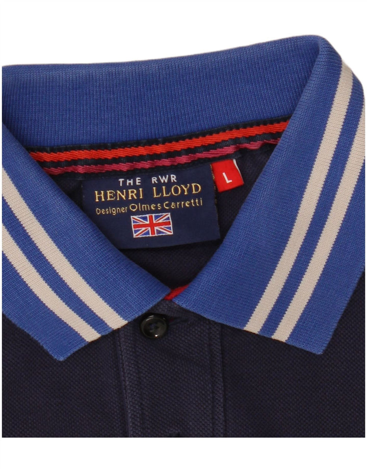 Henri Lloyd Herren-Poloshirt, groß, Marineblau