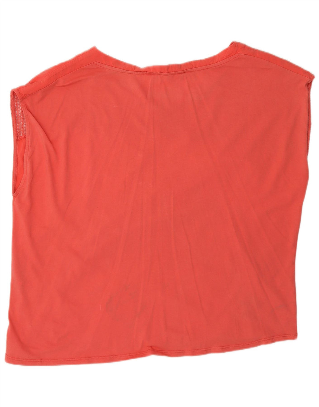 Desigual Damen Bluse Top UK 20 2XL Rosa Baumwolle