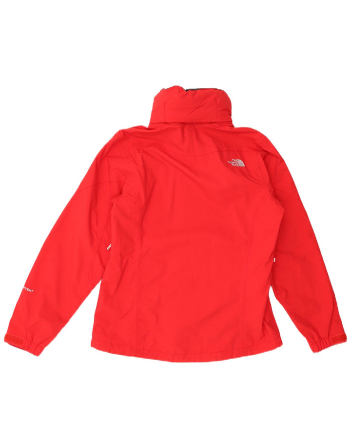 THE NORTH FACE Damen Hyvent Übergroße Regenjacke mit Kapuze UK 36 Small Rot