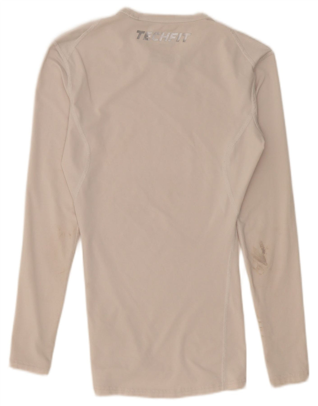 ADIDAS Womens Climalite Graphic Top Long Sleeve UK 10 Small White