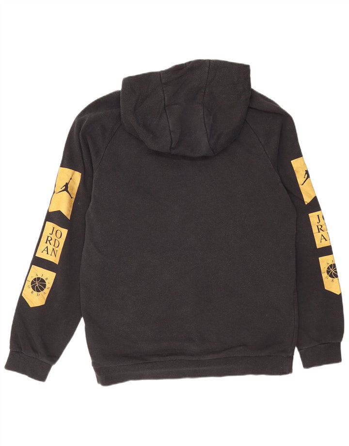 Jordan Herren-Kapuzenpullover mit Grafik, mittelschwarz, Baumwolle