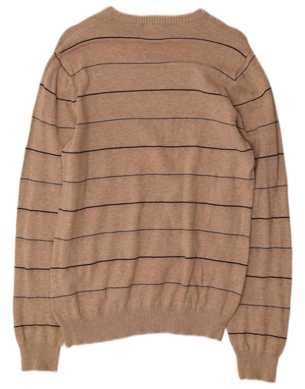 Marks & Spencer Herren Blue Harbor Rundhalspullover Pullover Small Beige