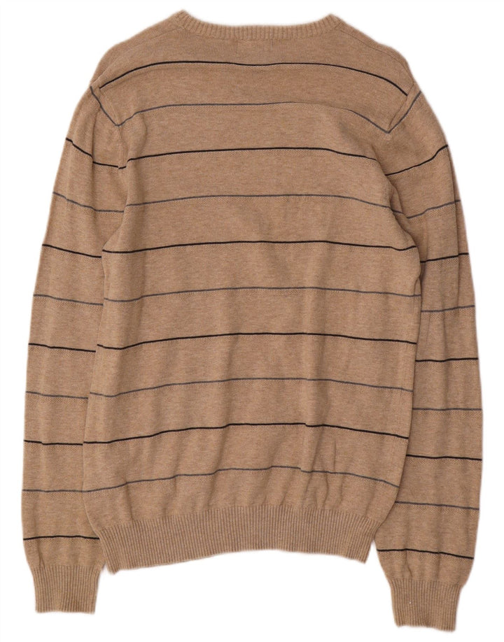 Marks & Spencer Herren Blue Harbor Rundhalspullover Pullover Small Beige