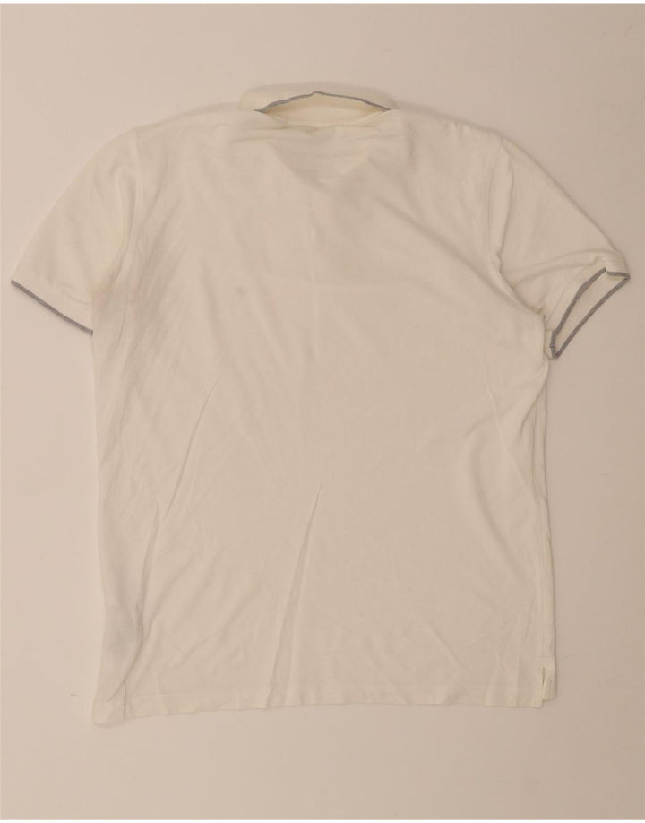 Calvin Klein Herren-Poloshirt, große weiße Baumwolle