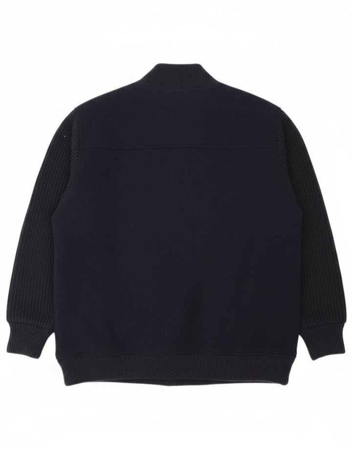 James Pringle Herren-Fleecejacke mit lockerer Passform, UK 40, Größe L, Marineblau, Polyester