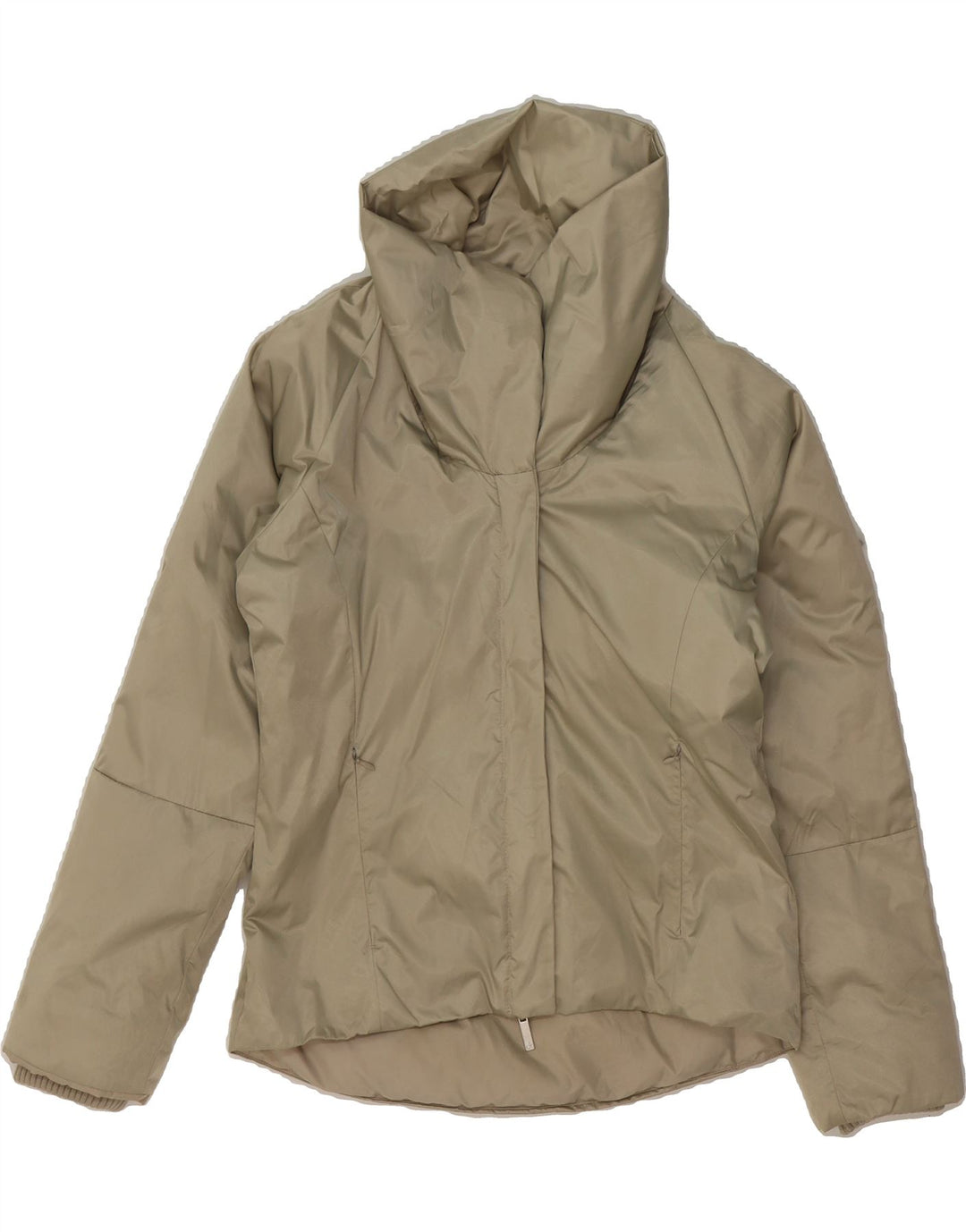 CALVIN KLEIN Womens Padded Jacket IT 44 Medium Grey Polyamide Vintage Calvin Klein and Second-Hand Calvin Klein from Messina Hembry 