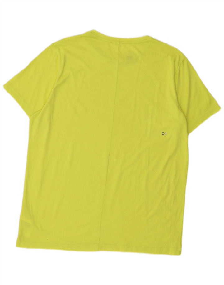 Asics Herren Grafik T-Shirt Top XL Grün Polyester