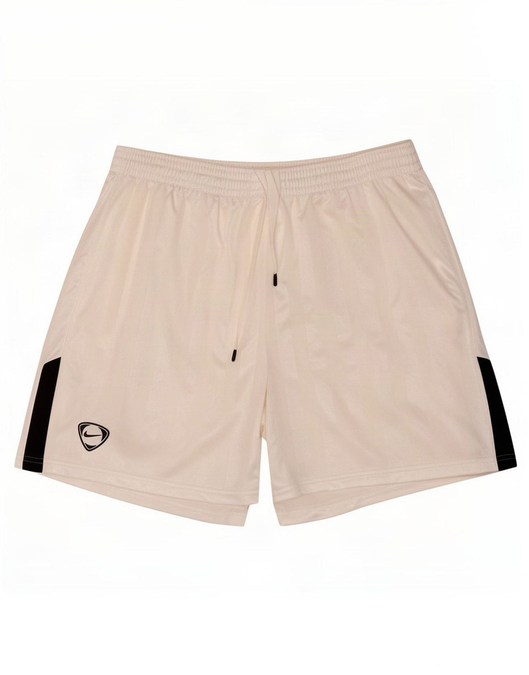Nike Herren-Sportshorts, groß, weißes Farbblock-Polyester