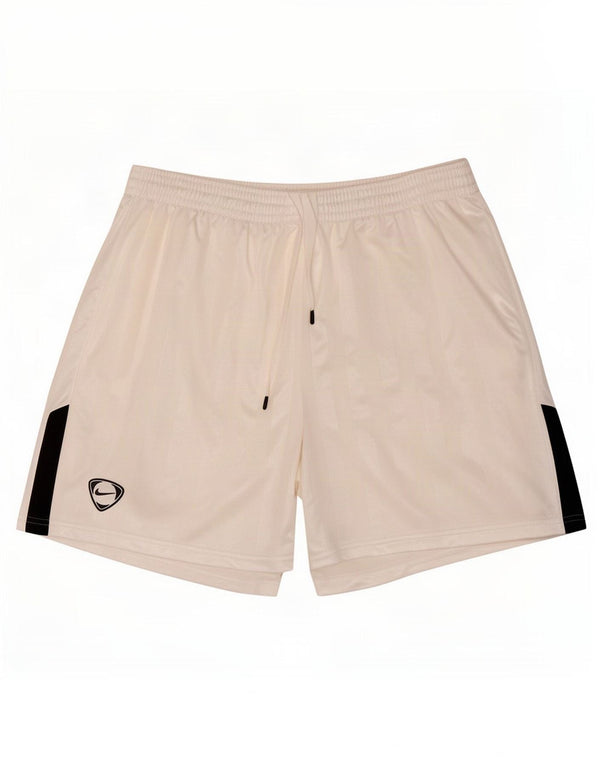 Nike Herren-Sportshorts, groß, weißes Farbblock-Polyester
