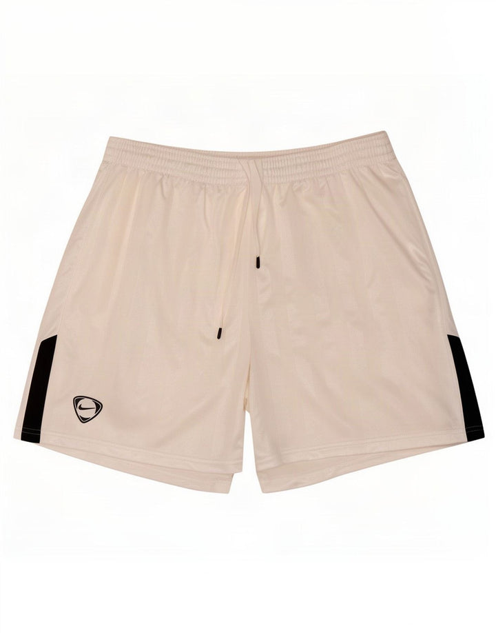 Nike Herren-Sportshorts, groß, weißes Farbblock-Polyester